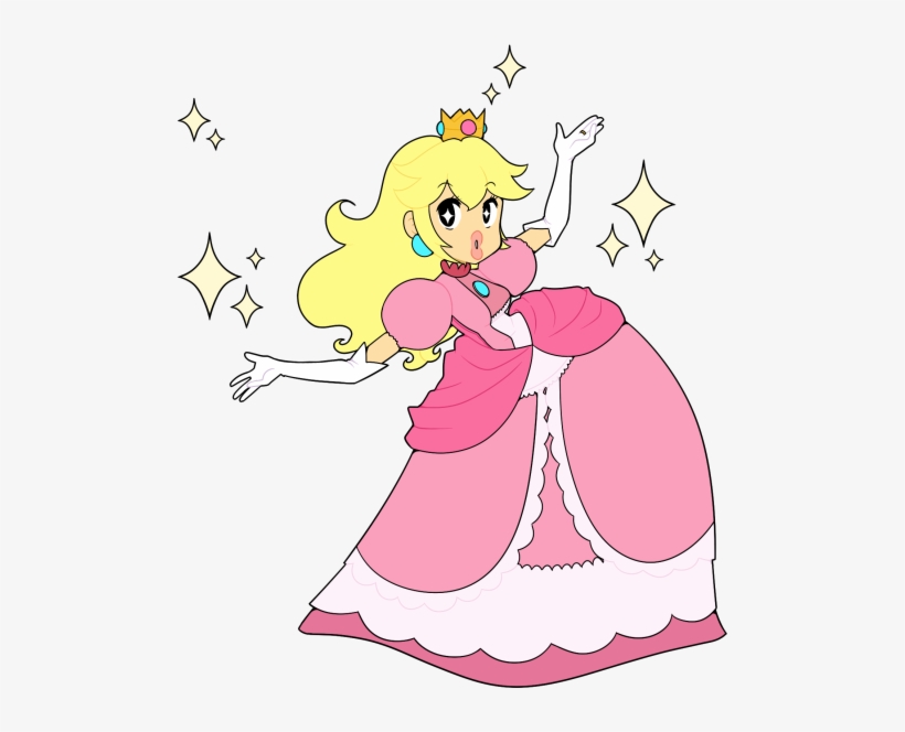 Princess Carriage Cliparts - Peach Princess, transparent png download