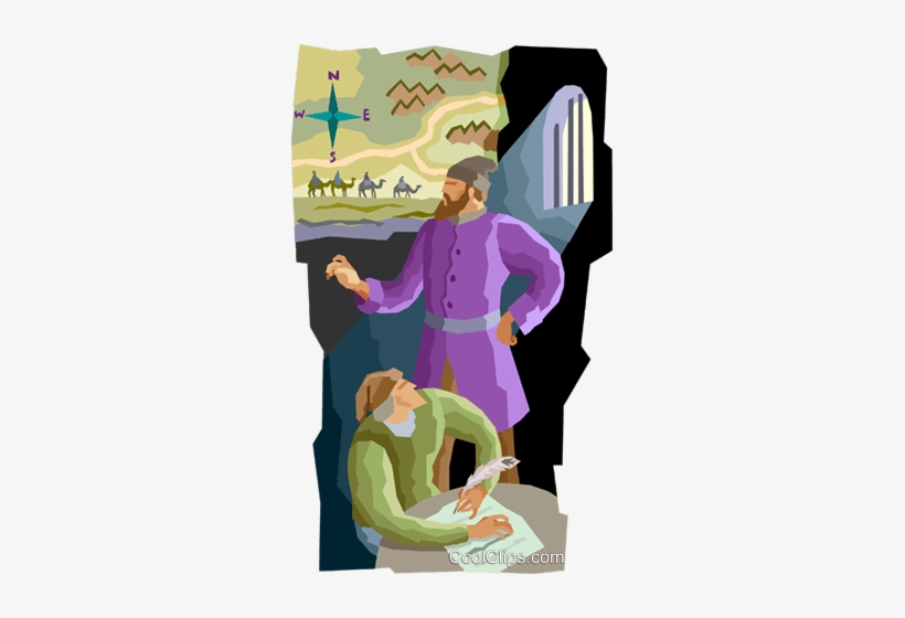 Marco Polo Italian Traveler And Explorer Royalty Free - Marco Polo Clipart Png, transparent png download
