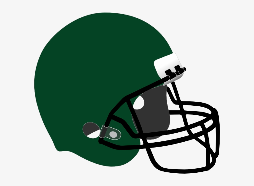How To Set Use Dark Green Football Helmet Clipart, transparent png download