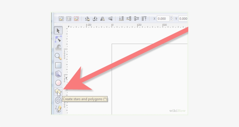 Image Titled Create A Vector Starfish With Inkscape - Inkscape, transparent png download