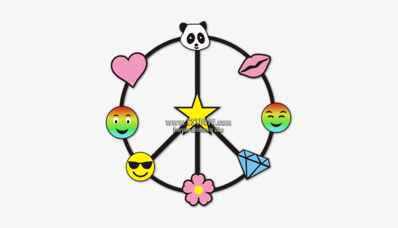 Funny Emoji Peace Sign Heat Transfer Vinyl - Describe Me In Three Words, transparent png download