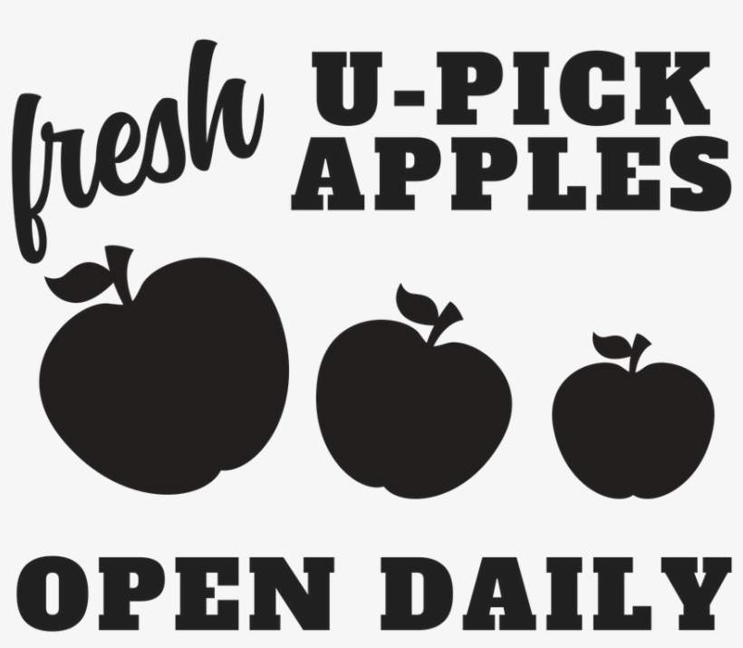 Apple Orchard Stencil File Click The “download” Button - Apple, transparent png download