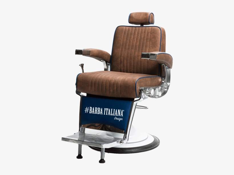 Reclining Barber's Chair - Barba Italiana Chair, transparent png download
