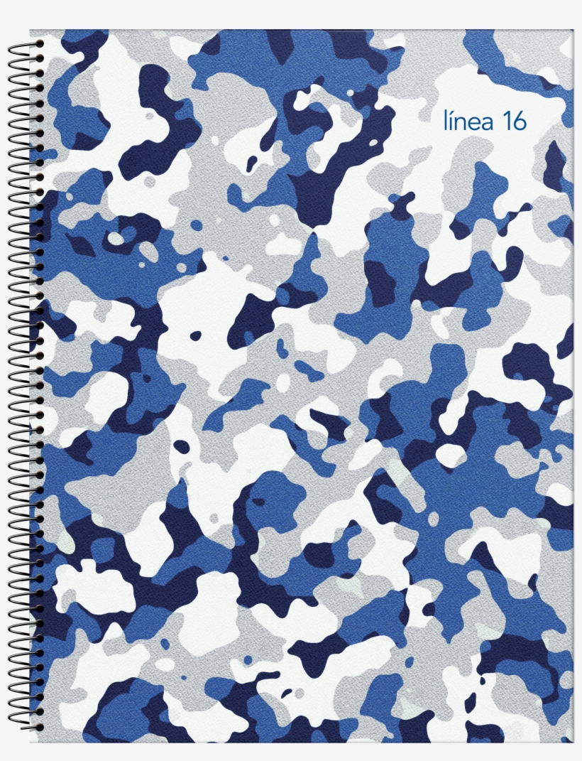 Cuaderno Línea 16 Rayado - Camouflage Pattern, transparent png download