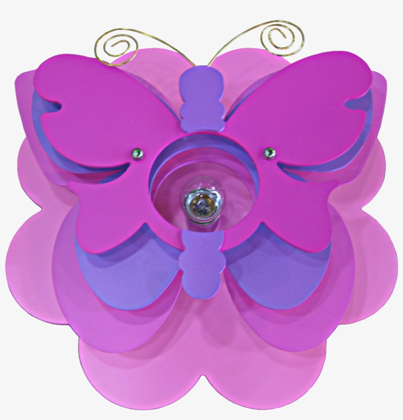 Xx Plafon Mariposa Rosa 1l Borboleta F - Artificial Flower, transparent png download