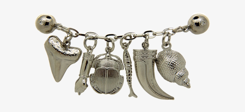 Lucky Charms Pin, Silver - Earrings, transparent png download