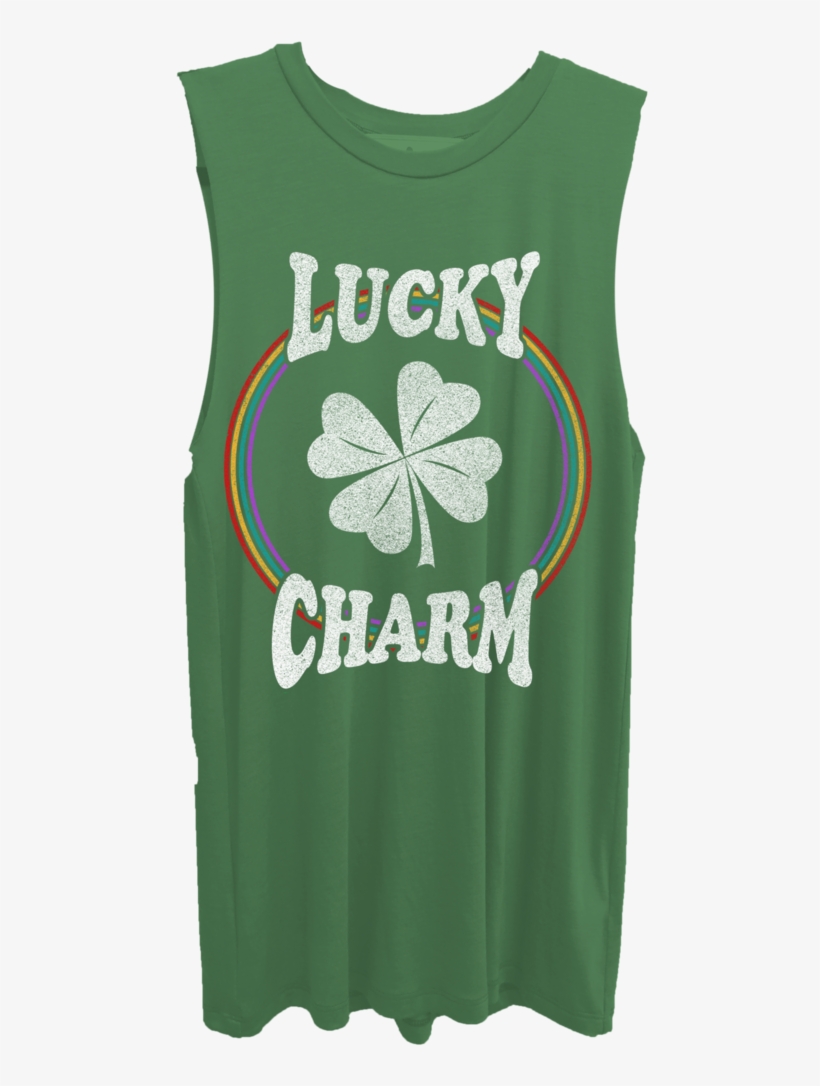 Patrick's Day "lucky Charm" Muscle Tank - Active Tank, transparent png download