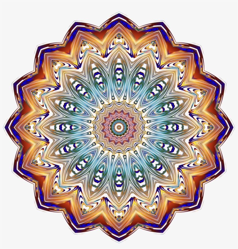 This Free Icons Png Design Of Prismatic Mandala Line, transparent png download