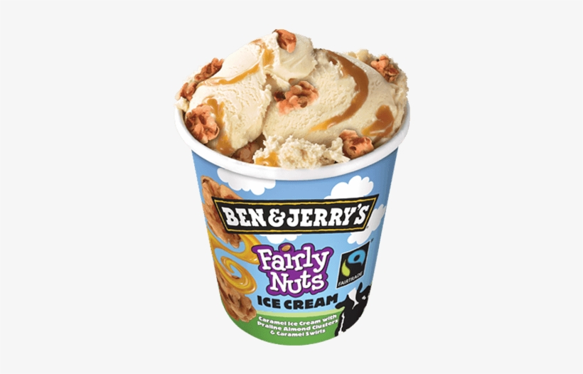 0 Replies 0 Retweets 4 Likes - Ben And Jerry's Fairly Nuts, transparent png download