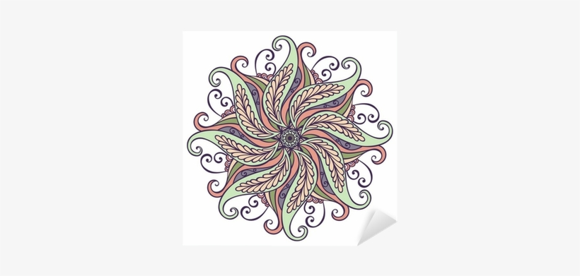 Beautiful Deco Mandala , Patterned Design Sticker • - Symmetrical Design, transparent png download