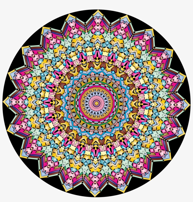 This Free Icons Png Design Of Kaleidoscopic Mandala, transparent png download