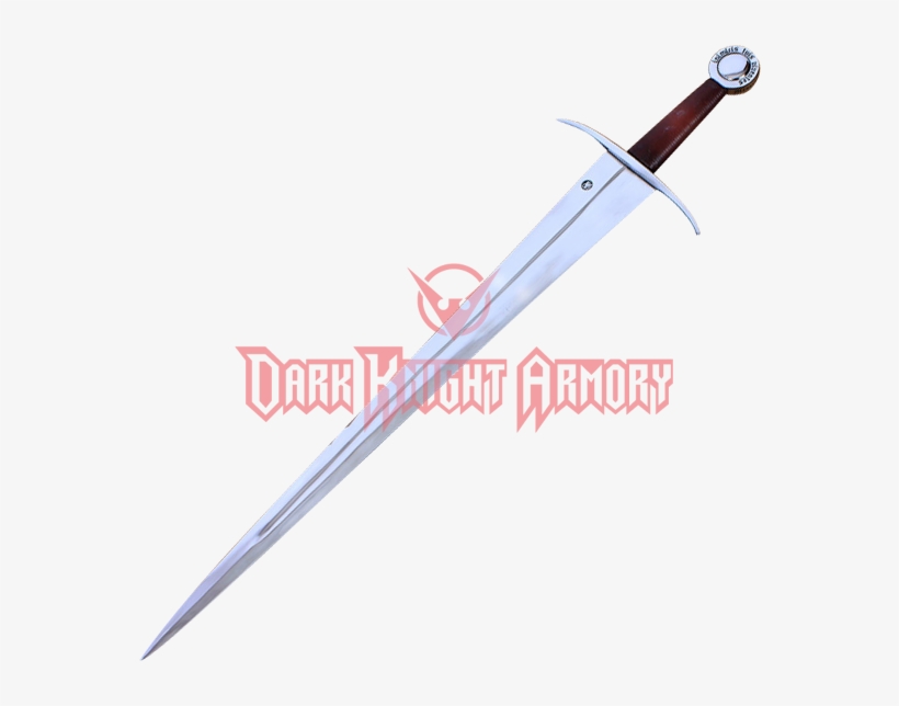 14th Century Medieval Sword With Scabbard And Belt - Leaf Blade Roman Gladius, transparent png download