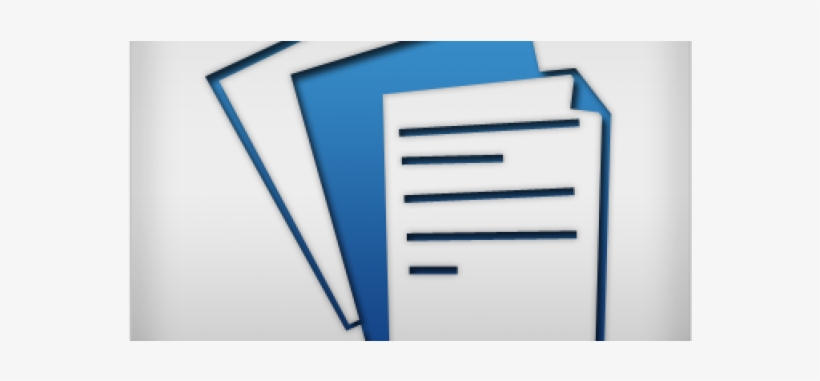 116931 Matte Blue And White Square Icon Business Document8 - Versioning Icon, transparent png download