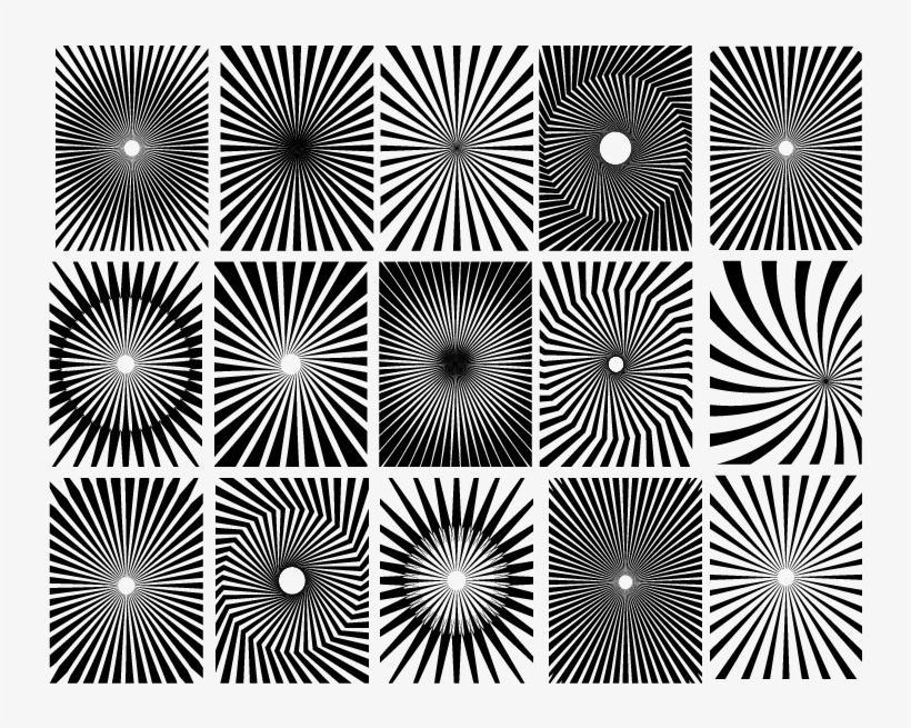 Retro Beams Vector Pack - Spanish, Vol. 1 By Habla Blah Blah, transparent png download