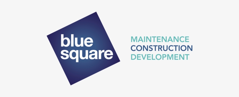 Blue Square Logo - Logo Construction Square, transparent png download