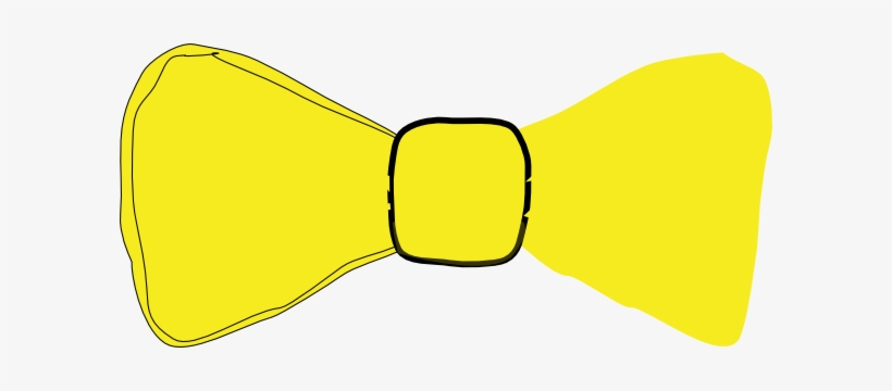 Bow Tie 4 Clip Art At Clker - Yellow Bow Tie Clipart, transparent png download
