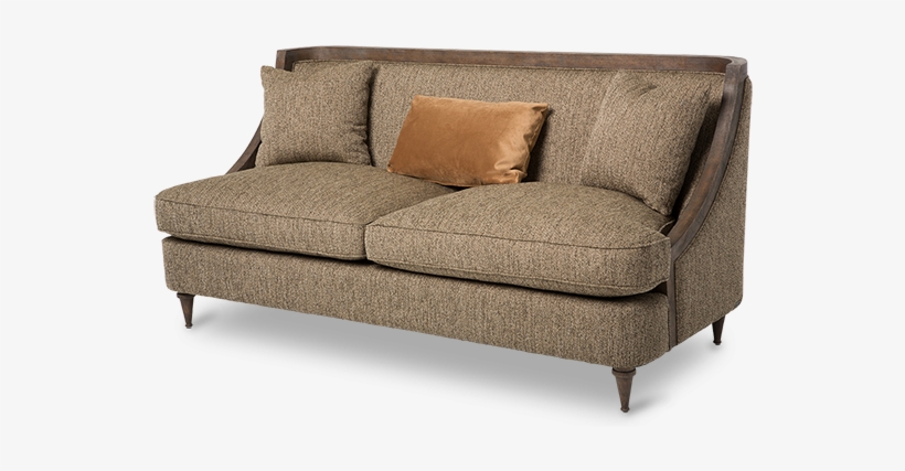 Amini Dallas Wood Trim Sofa Haze - Aico Furniture - Studio Dallas 3 Piece Living Room, transparent png download