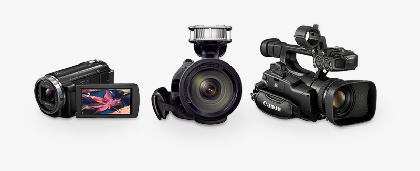 Traditional And Professional Camcorders - Canon Xf-100 Full Hd Professional Video Camera Black, transparent png download