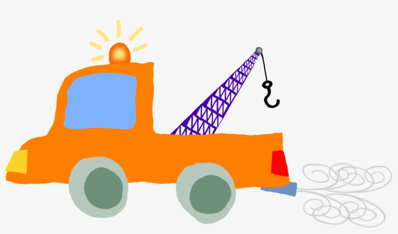Crooked Car Crane 1 On Its Way To Finally Tow The Weasel - Car, transparent png download