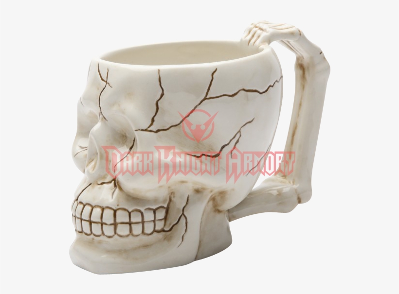 Skull Mug Made Of Ceramic, transparent png download