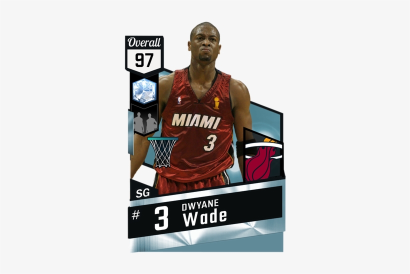 '06 Dwyane Wade Diamond Card - Gilbert Arenas Nba 2k17, transparent png download