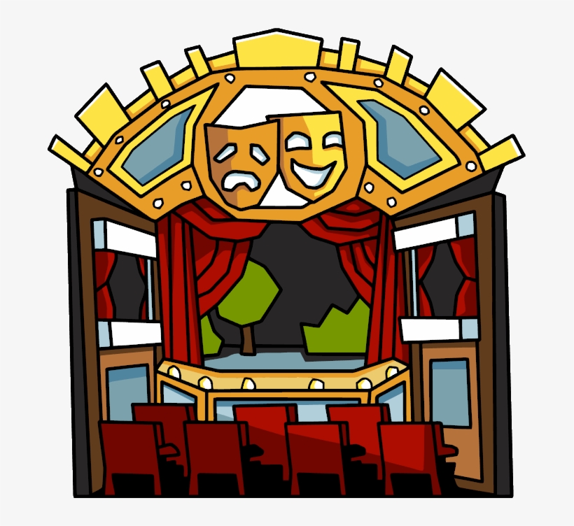 Theatre Png - Scribblenauts Theater, transparent png download