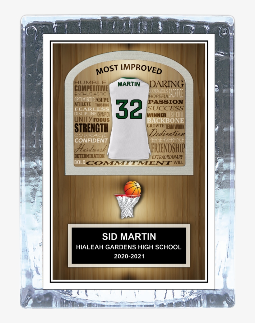 Basketball Inspirational Ice Award - Volleyball, transparent png download