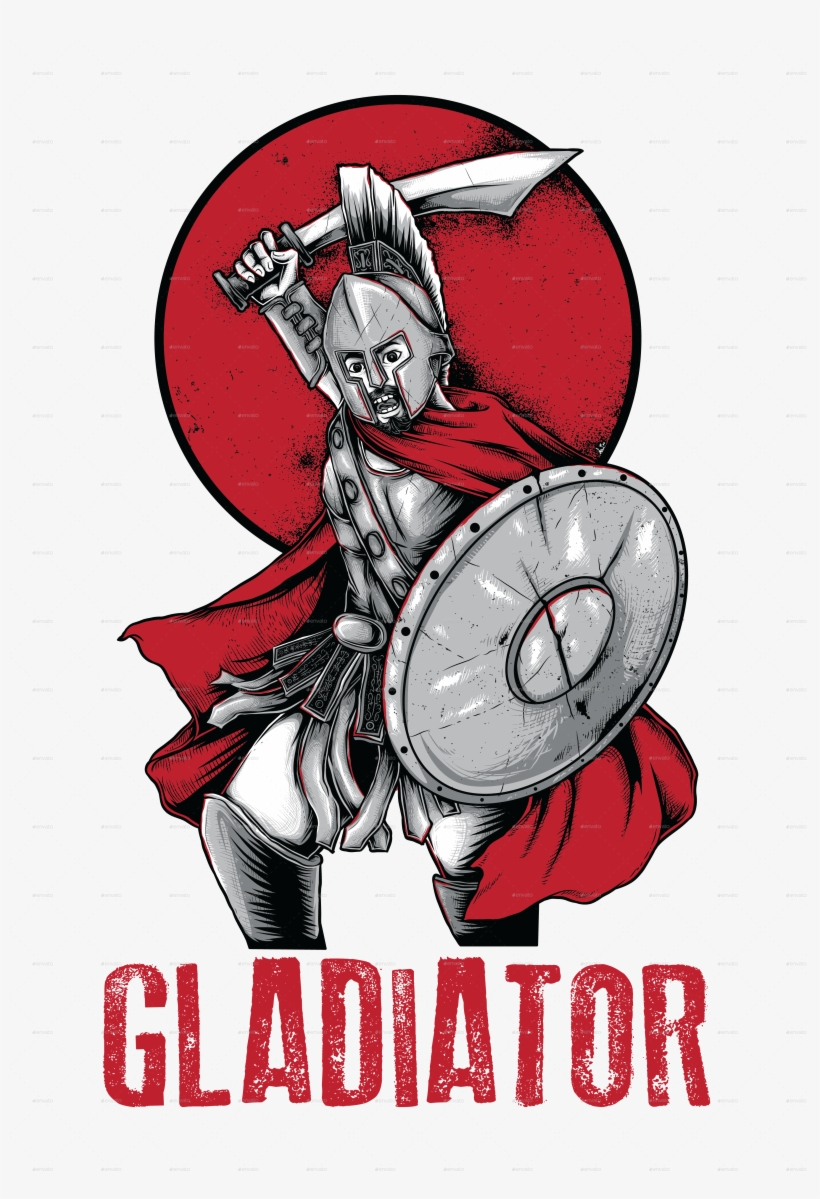 Gladiator - Design, transparent png download