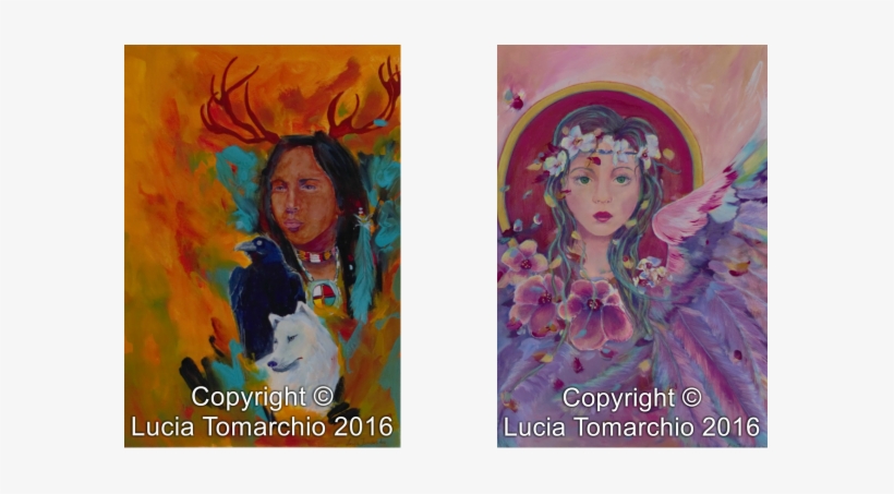 Spirit Guide Painting - Modern Art, transparent png download