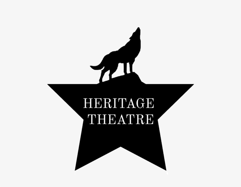 Heritage Theatre/drama Handbook - Coyote Silhouette Crossing Sign-12" By 12", transparent png download