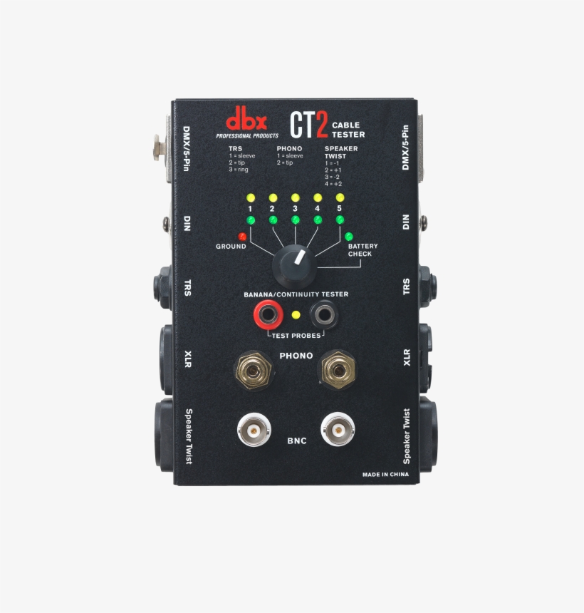 Ct2 Top Tiny Square - Dbx Ct2 Cable Tester, transparent png download