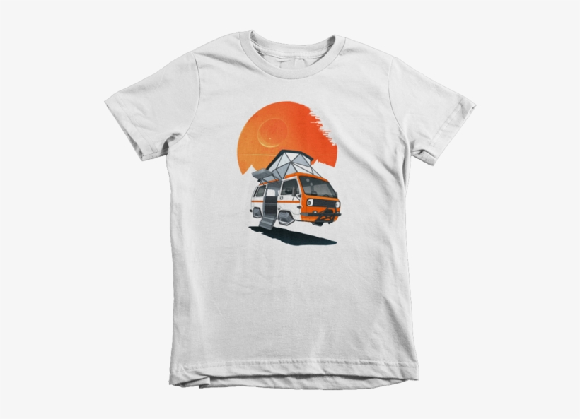 Death-star Sunset Kids Tshirt - Wrestling Mom Shirt Designs, transparent png download