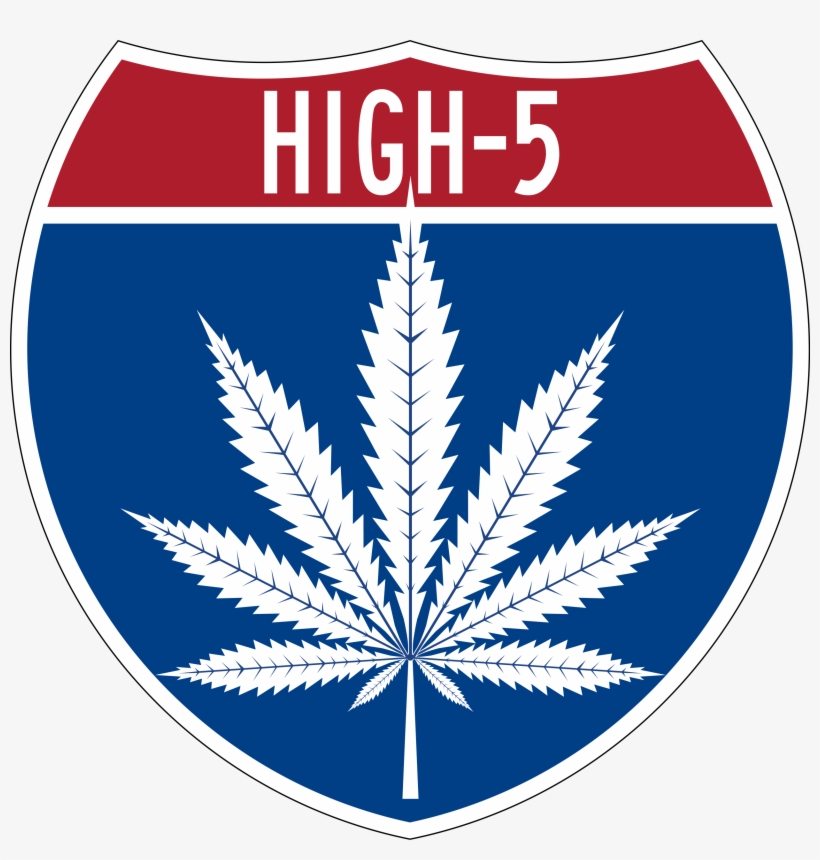 High 5 Cannabis, transparent png download