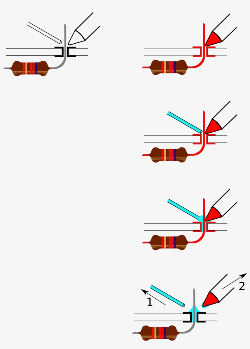 This Free Icons Png Design Of Soldering Steps, transparent png download