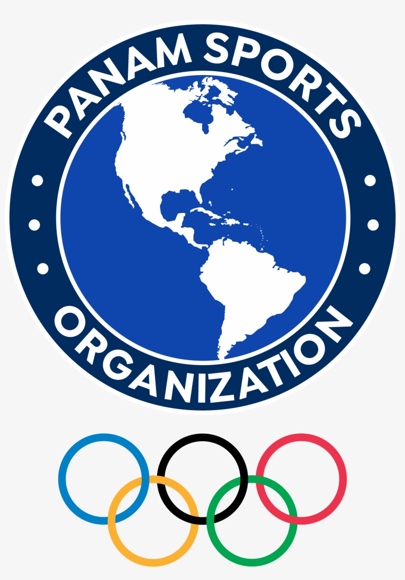 01 Panam Primary Globe Rings Navy Rgb - Pan American Sports Organization, transparent png download