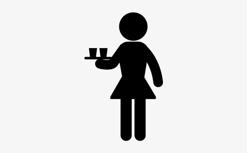 Clip Free Library Clip Art Icon Transprent Png Free - Waitress Icon Png, transparent png download
