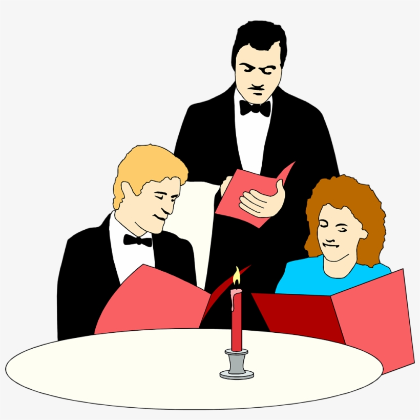 Clip Art Freeuse Library Waitress Clipart Hotel Indian - Waiter In A Restaurant Clipart, transparent png download
