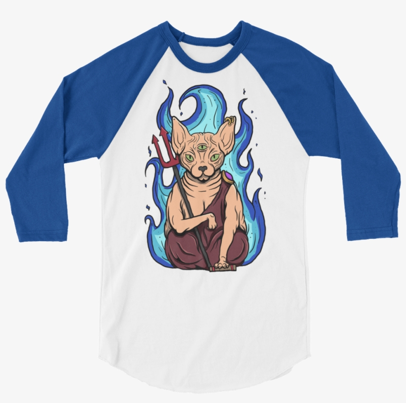 The Devil's Pet 3/4 Sleeve Raglan - Rainbow Heart 3/4 Sleeve, transparent png download