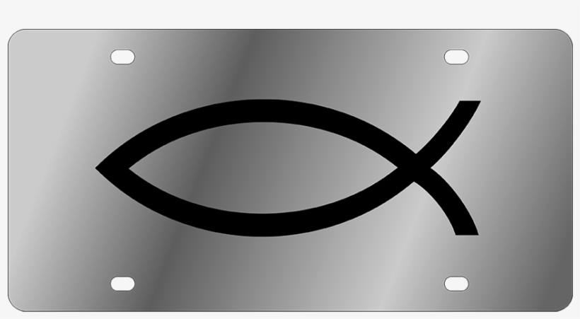 Christian Stainless Steel License - Fish Christian Symbol, transparent png download
