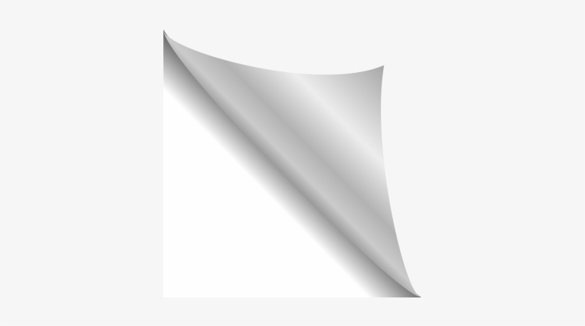Png Esquina De Hoja Levantada, transparent png download