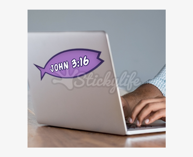 Jesus Fish Decal - Laptop, transparent png download