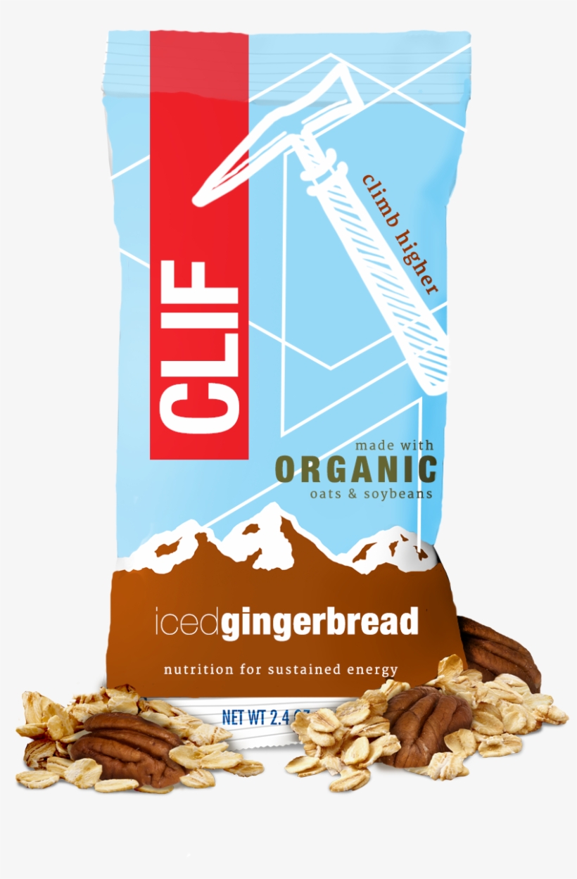 Msco Clif Package - Clif Bar Iced Gingerbread Energy Bar, transparent png download