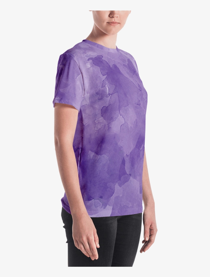Violet Watercolor Women's T Shirt T Shirt Zazuze - Pumpkin Shirt - Halloween Shirt - Pumpkin Costume -, transparent png download