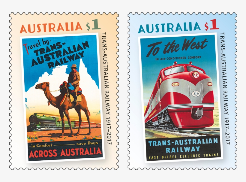 Trans Australian Railways - Trans Australian Railway Stamps, transparent png download