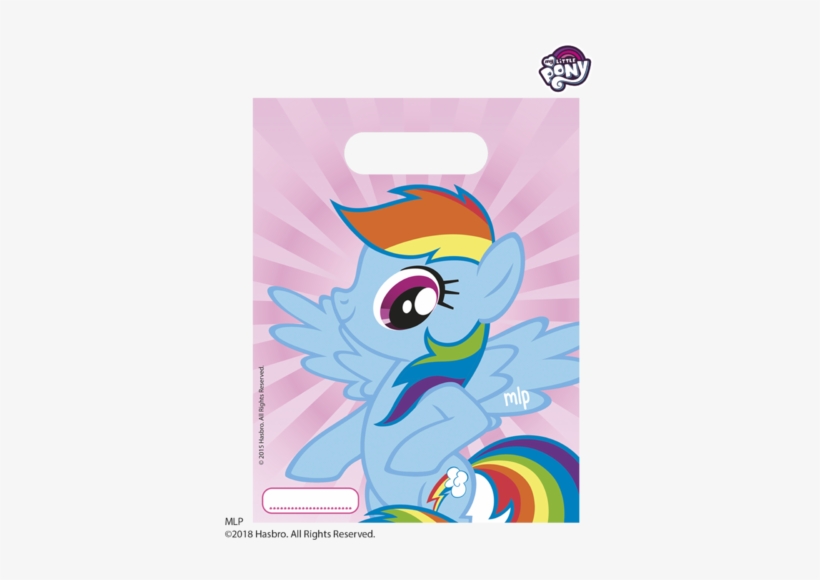 My Little Pony Party Bags - My Little Pony Rainbow Pony - 6 Party Bags, transparent png download