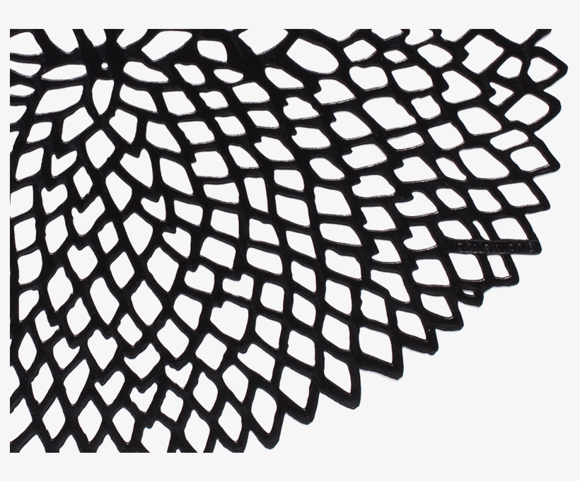 Floral Placemat In Black Dahlia - Chilewich: Dahlia Floral Pressed Vinyl Placemats -, transparent png download