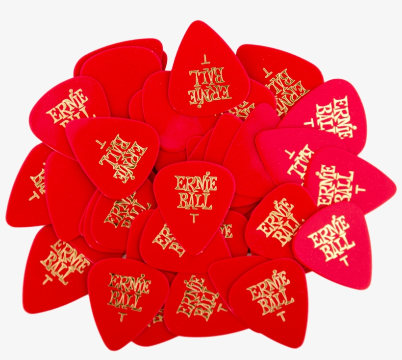 Ernie Ball 9180 Assorted Coloured Guitar Plectrum Pack, transparent png download