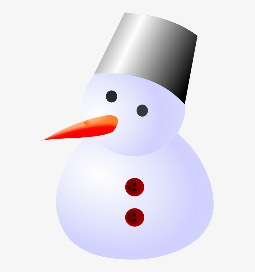 Net » Clip Art » Snowman 1 Xmas Christmas Twitter Svg - Inkscape Snowman, transparent png download