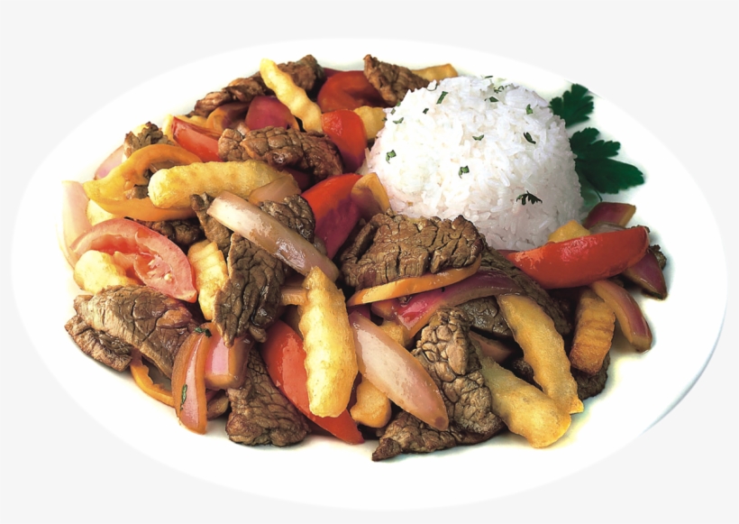 Platos De Comida En Png - Plato De Lomo Saltado Png, transparent png download