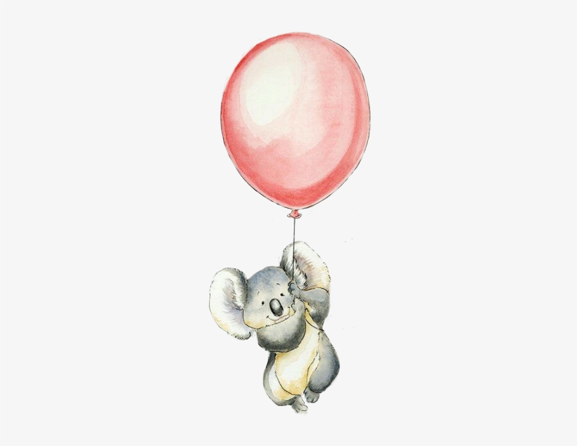 Anime Freetoedit Anime Koala Balloons Transparent Png 240x555 Free Download On Nicepng